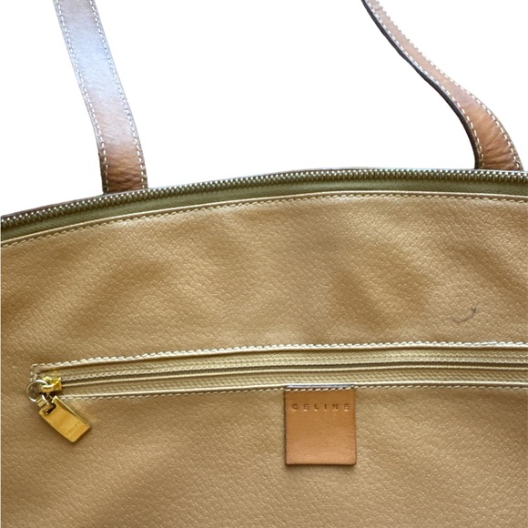 Vintage Celine Macadam Tote Handbag - Picture 4 of 5